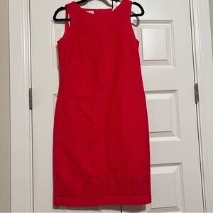 Talbots Vibrant Pink Midi Dress